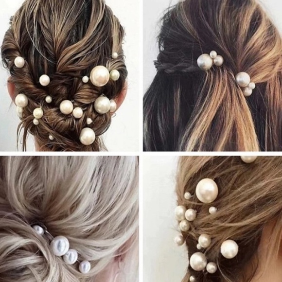 Set of 18 Bridal Hair Pins, Wedding Accessory, Pearl Pin, Wedding Hair 💕💕 - Picture 3 of 7